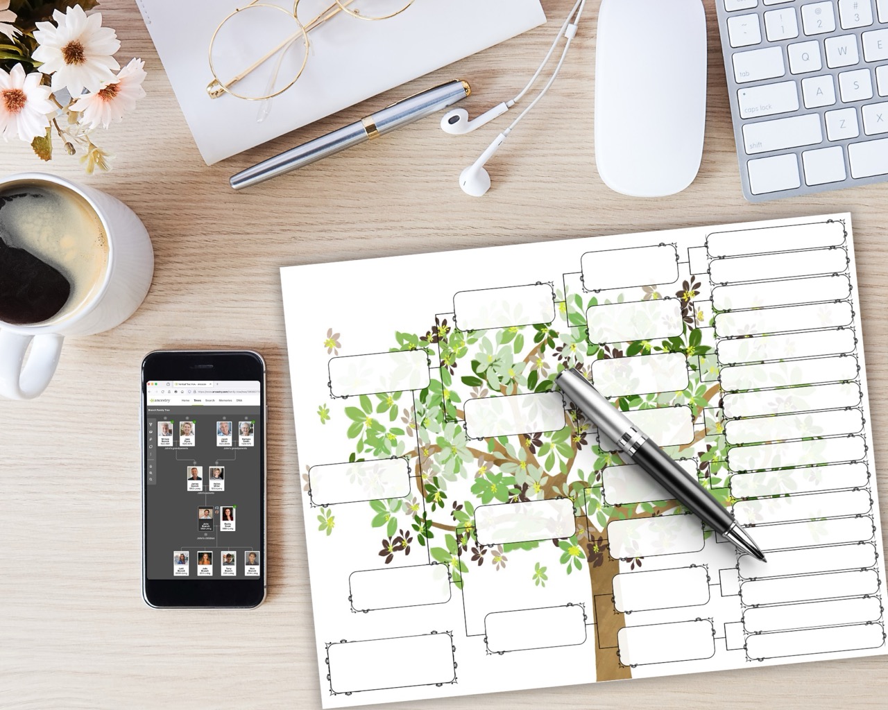 5 Generation Pedigree Chart