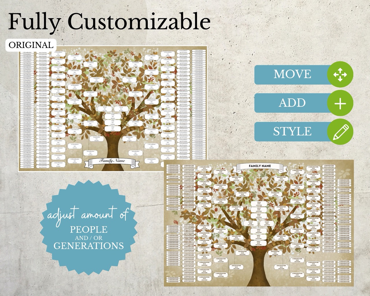 8 Generation Family Pedigree