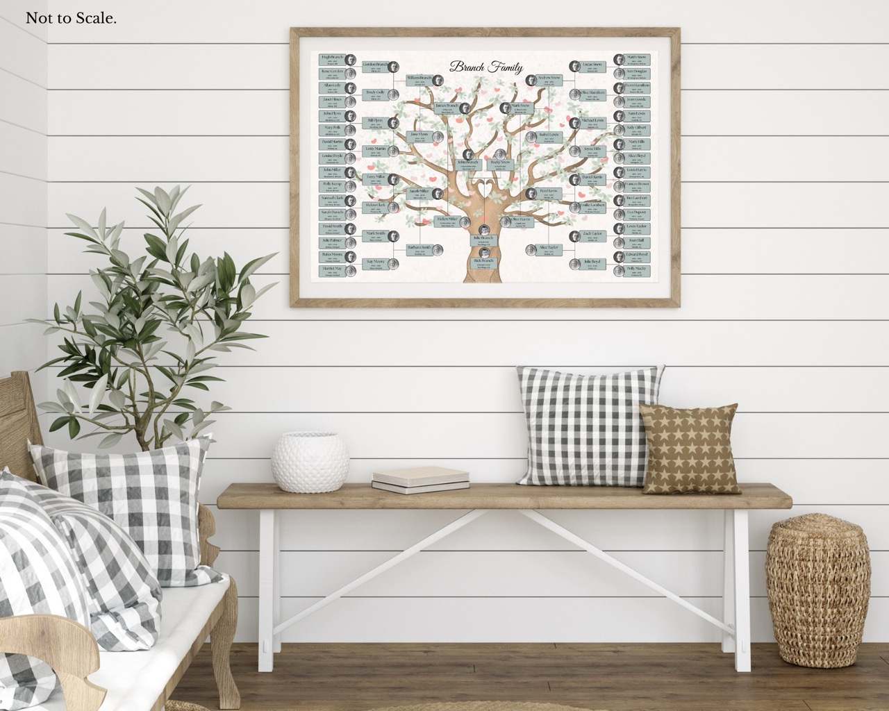 6 Generation Family Tree Poster