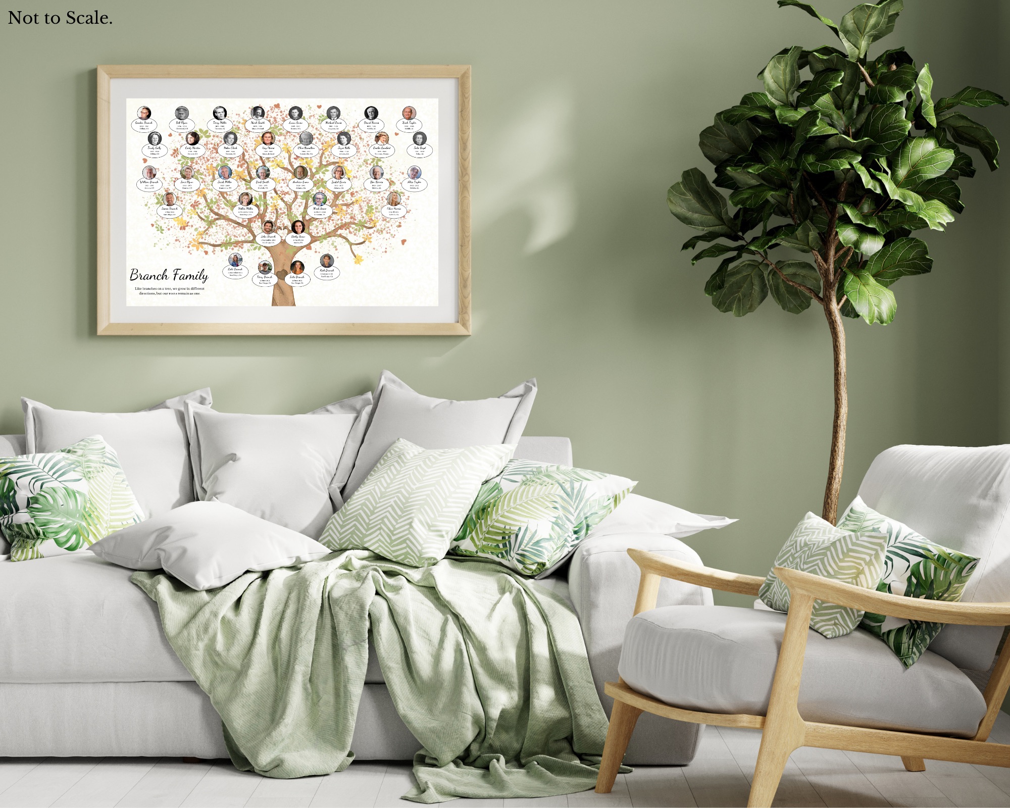 5 Generation Family Tree Canva Template