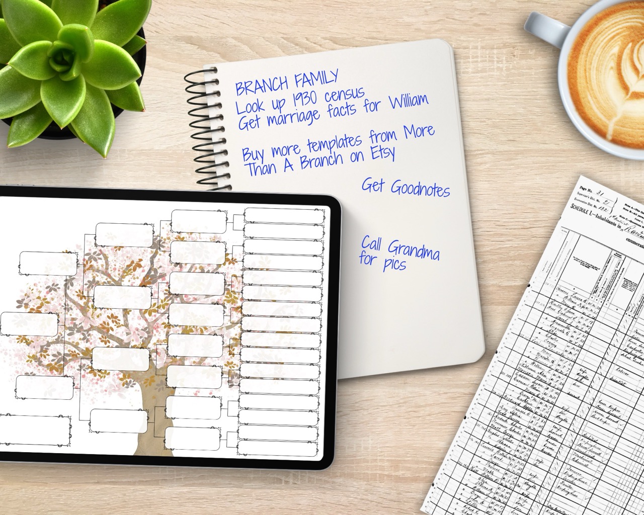 5 Generation Pedigree Chart