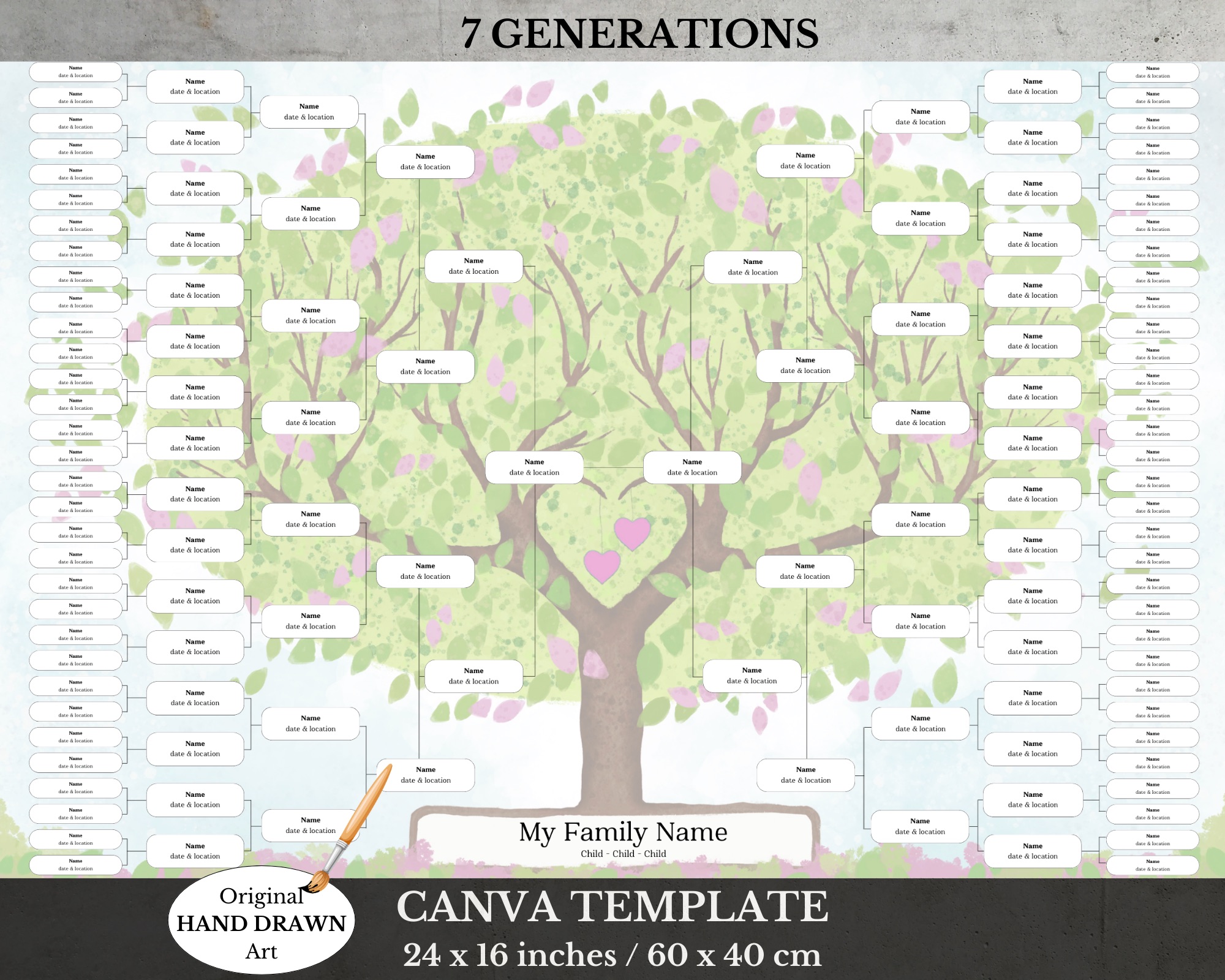 7 generation family tree
