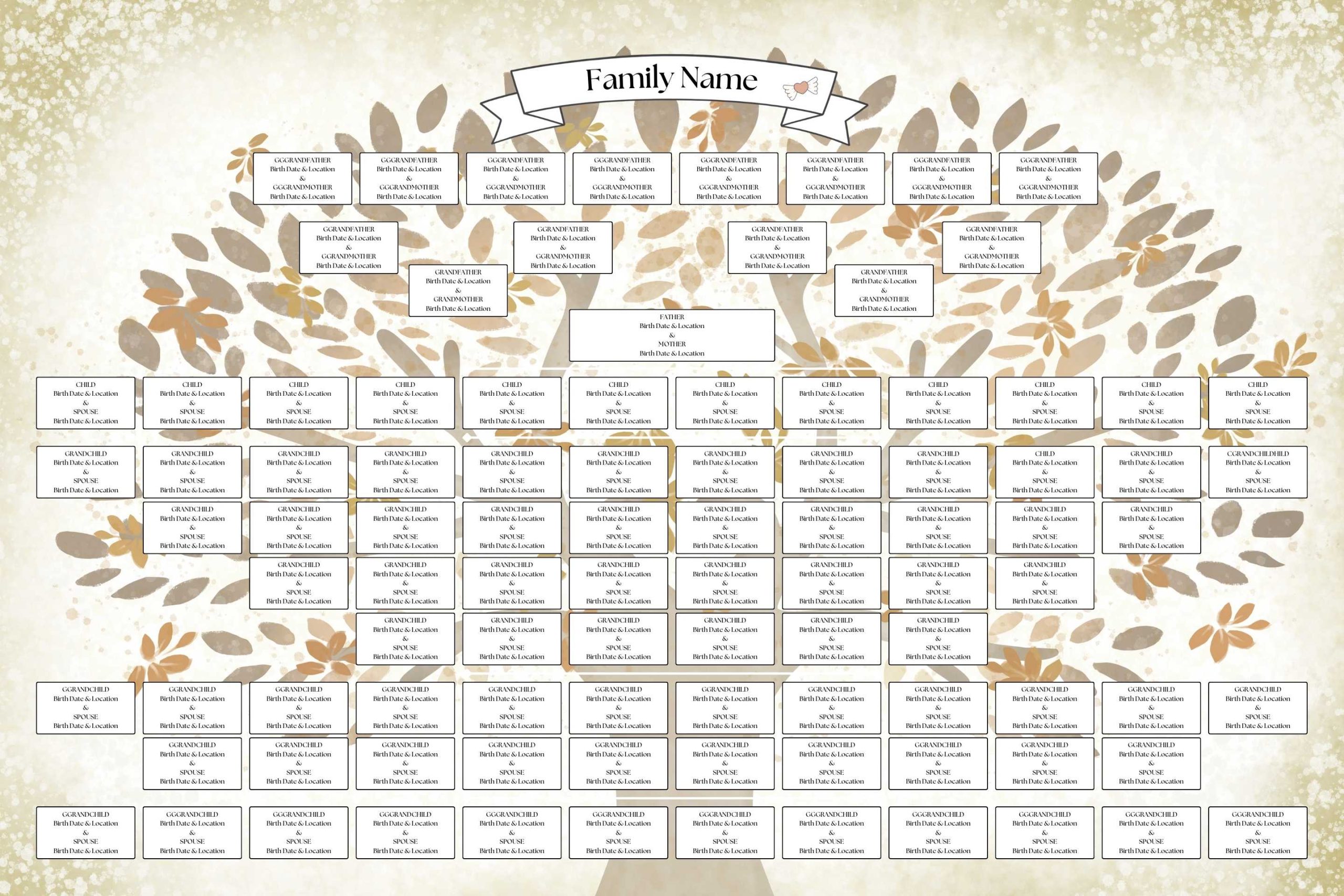 family reunion family tree poster
