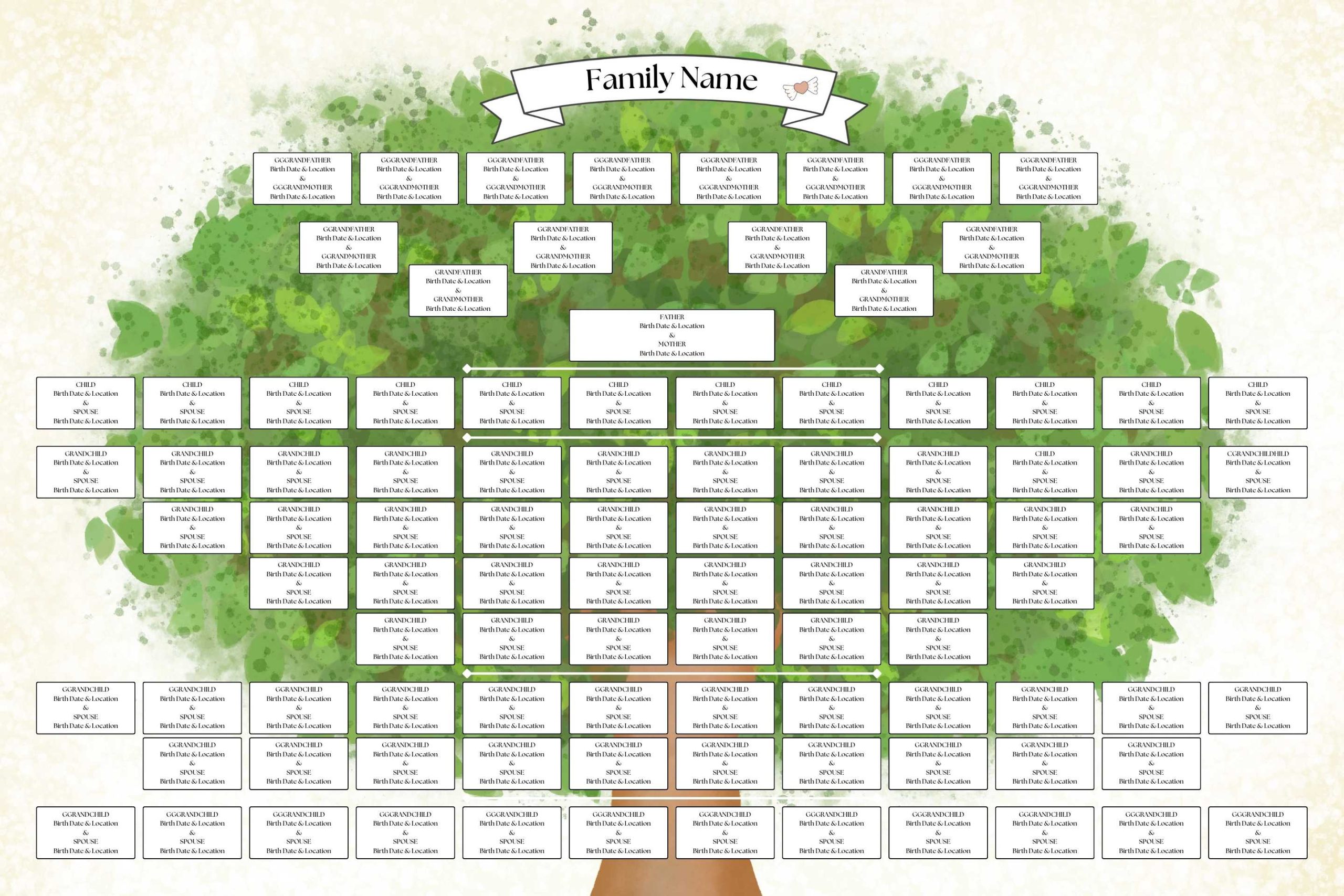family reunion family tree poster