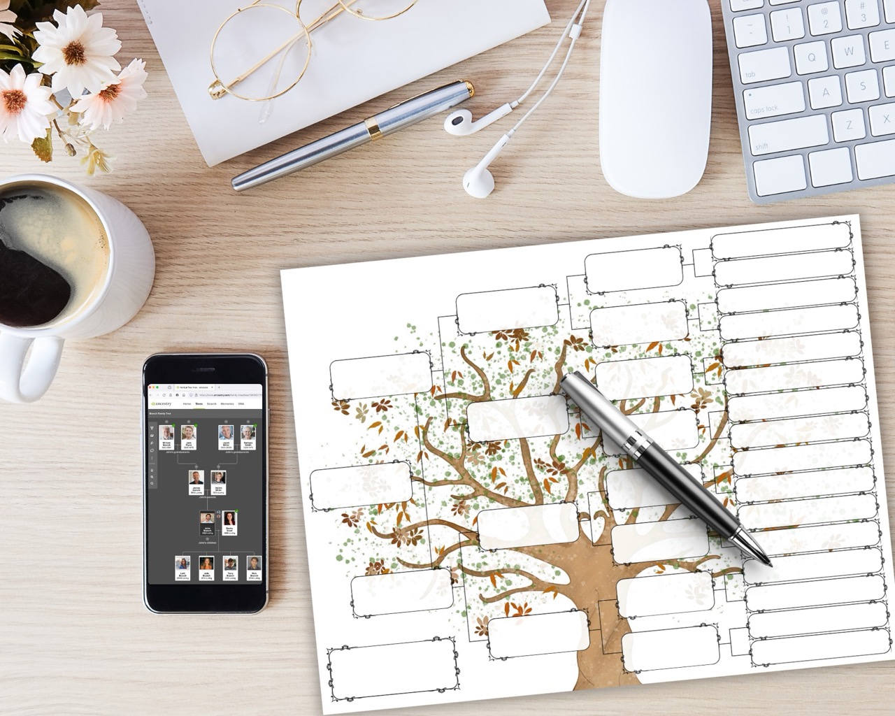 5 Generation Pedigree Chart