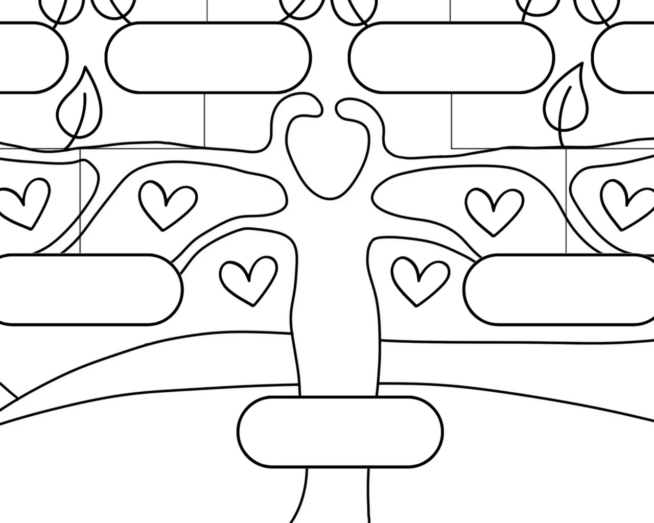 Genealogy Coloring Pages