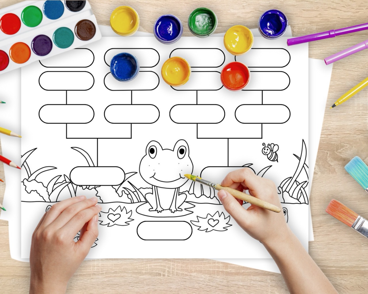 Genealogy Coloring Pages