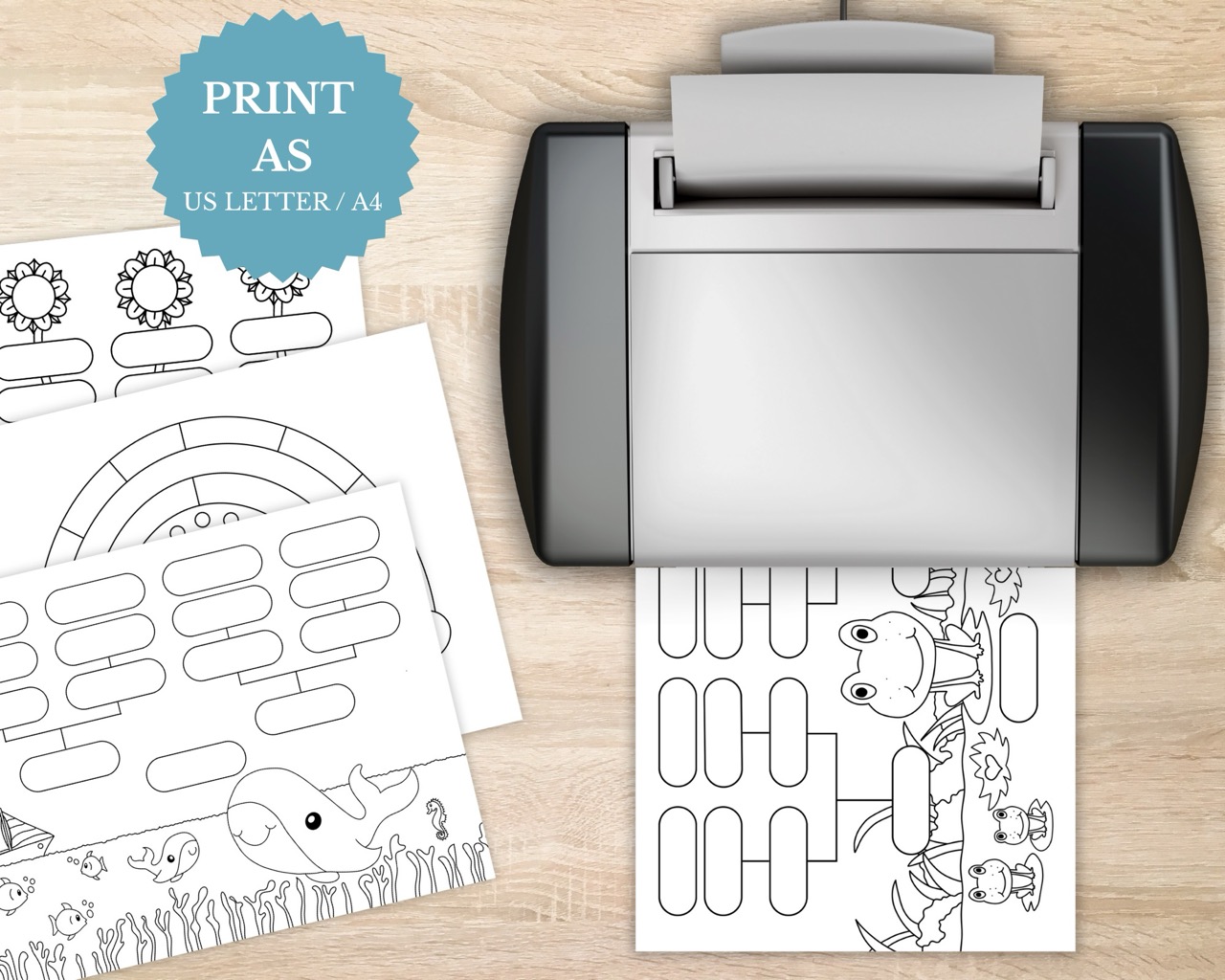 Genealogy Coloring Pages