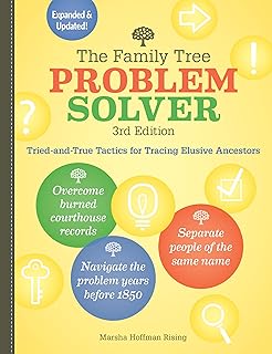 Learn Genealogy Book The Family Tree Problem Solver by Marsha Hoffman Rising