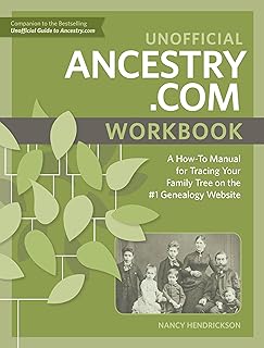 Learn Genealogy Book Unofficial Ancestry.com Workbook by Nancy Hendrickson
