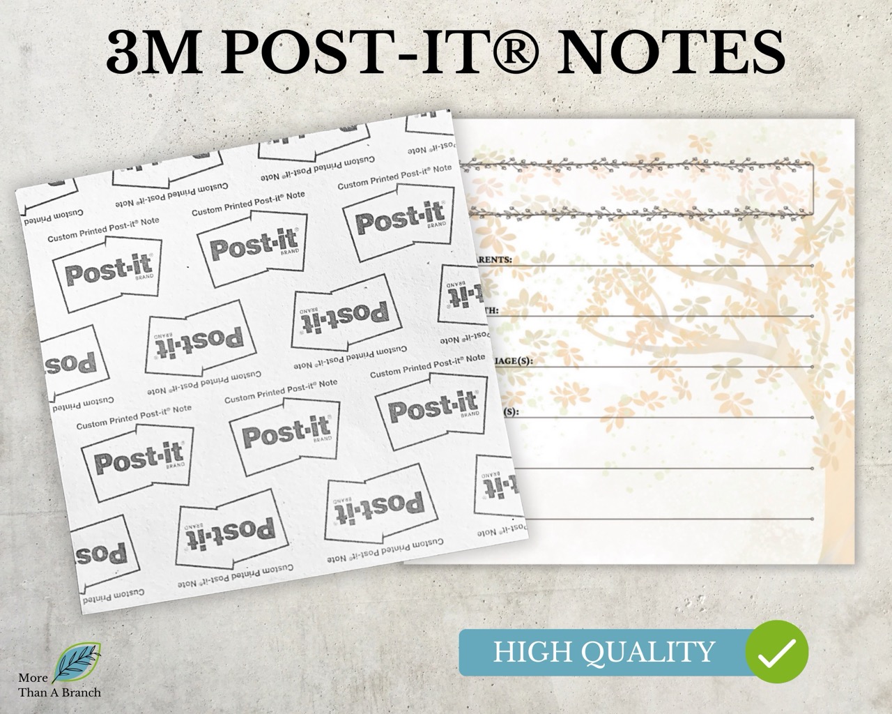 Genealogy Stickie Note