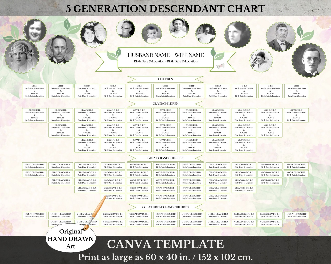 Printable Genealogy Chart