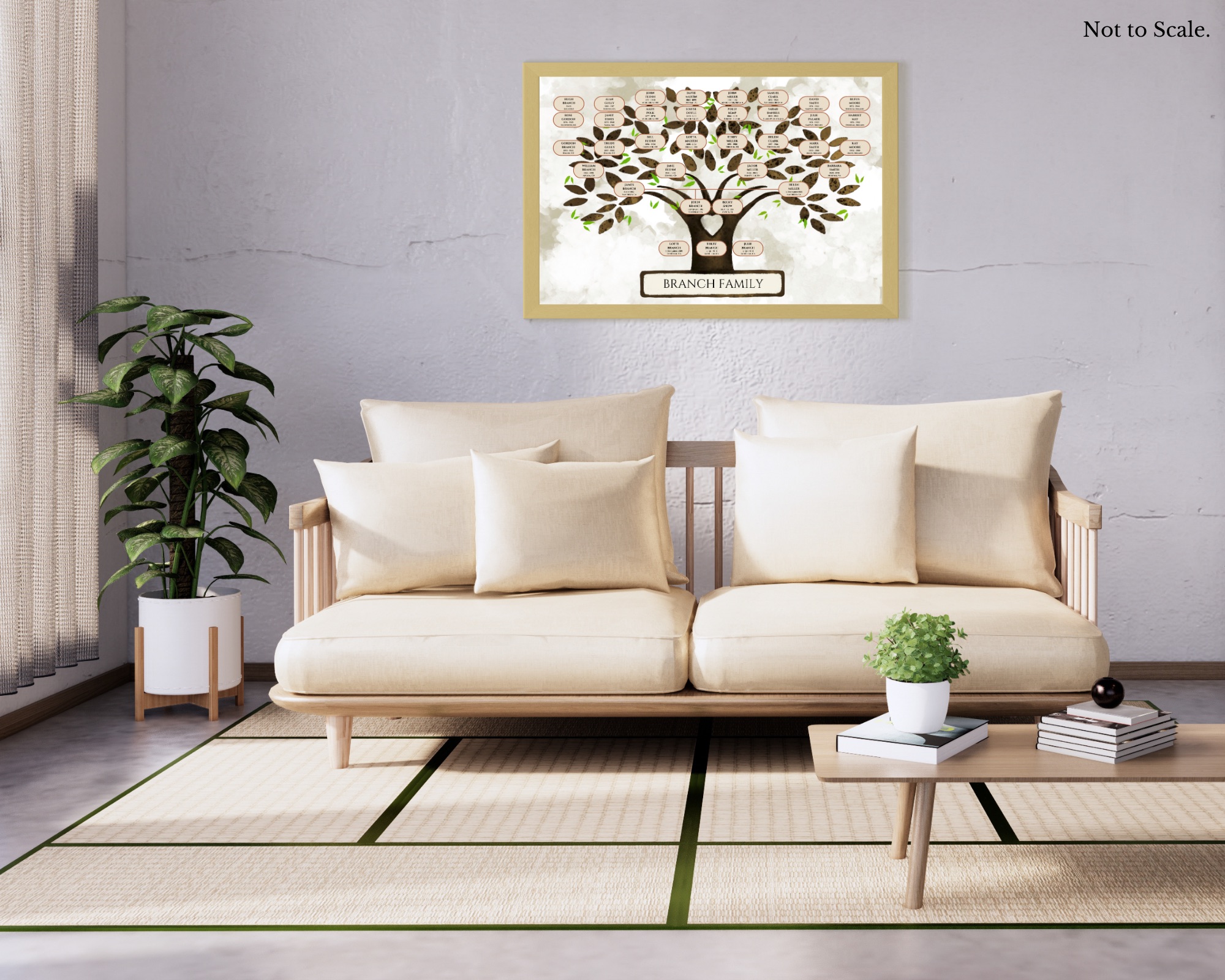 Family Tree Canva Template