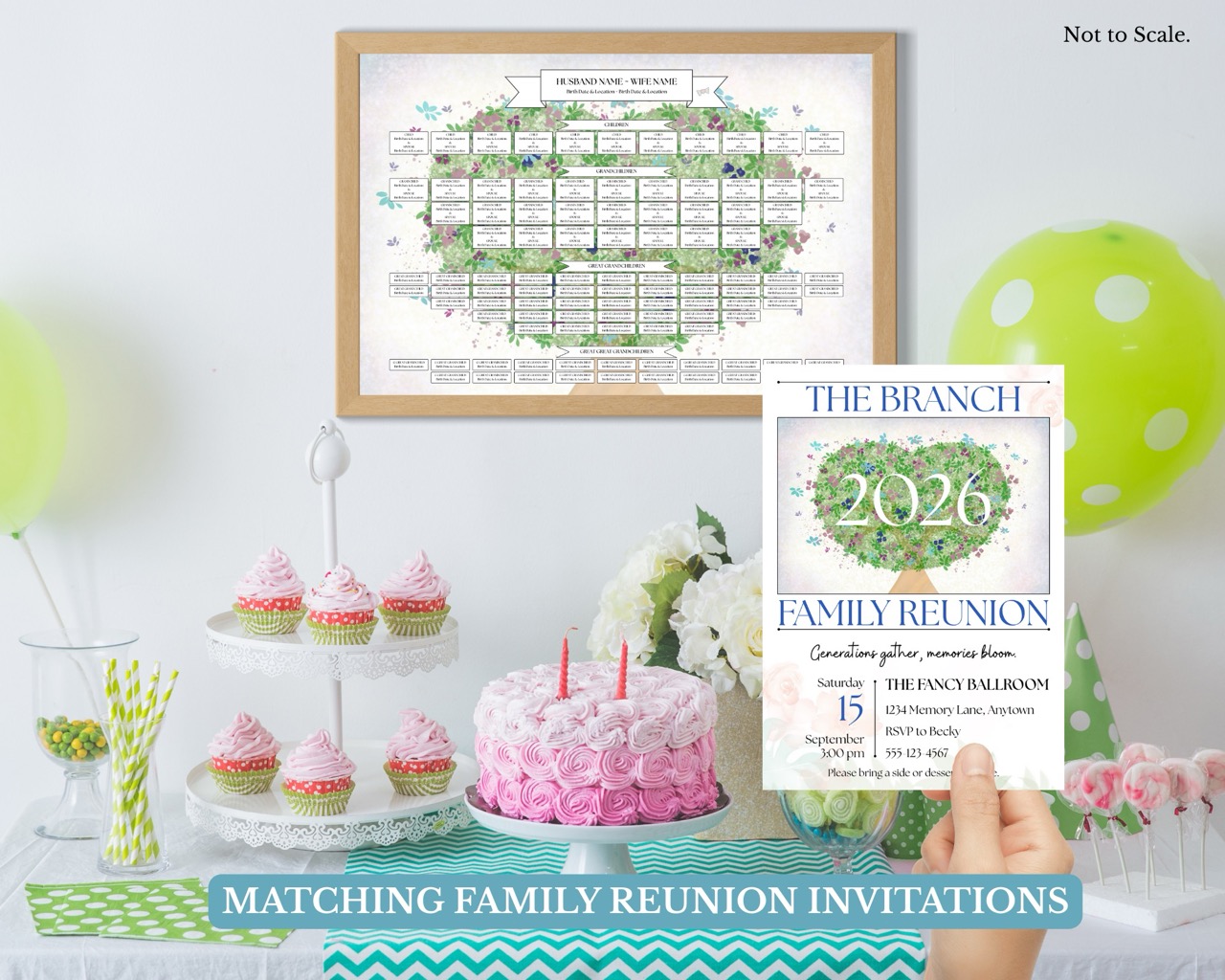 5 Generation Descendant Chart