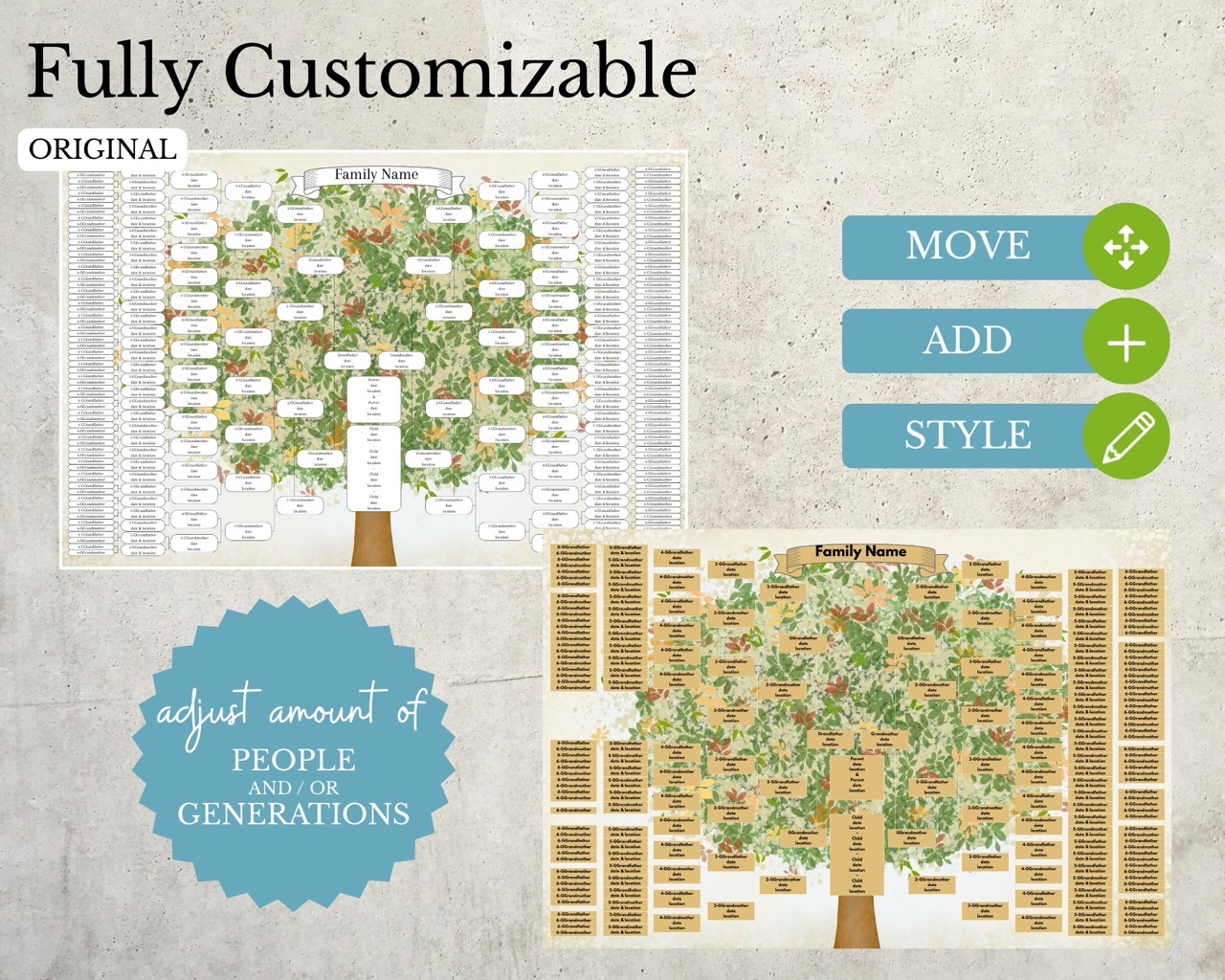 9 Generation Family Chart