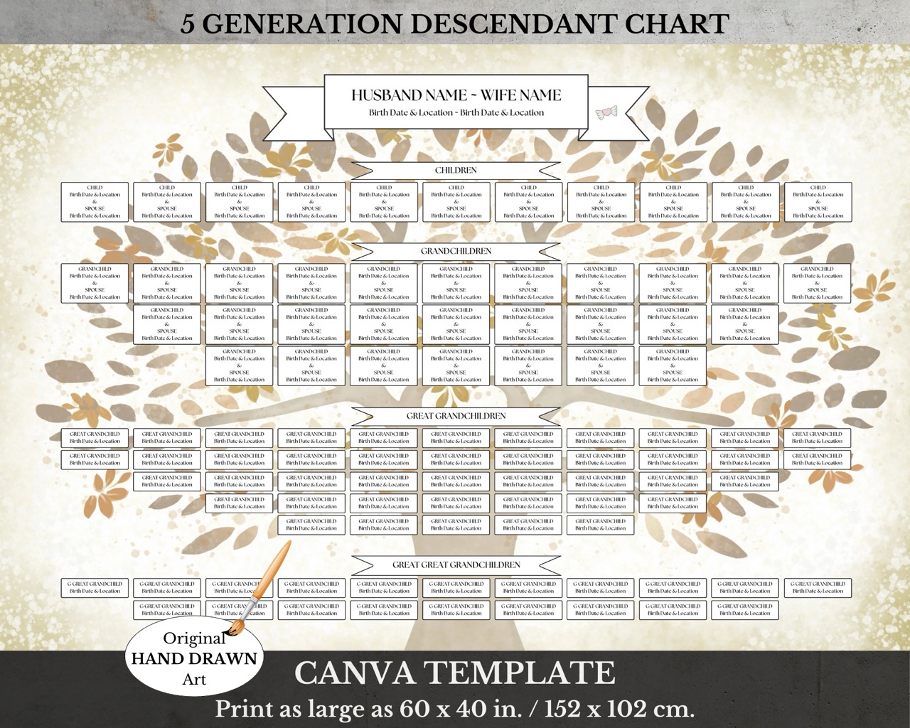 Printable Genealogy Chart