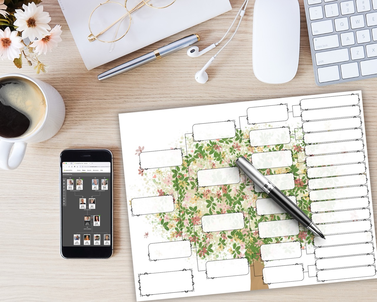 5 Generation Pedigree Chart