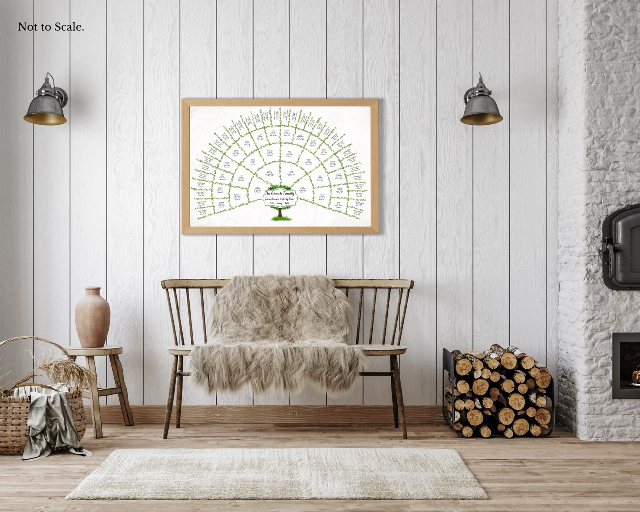 Printed Family Tree Chart for Wall
