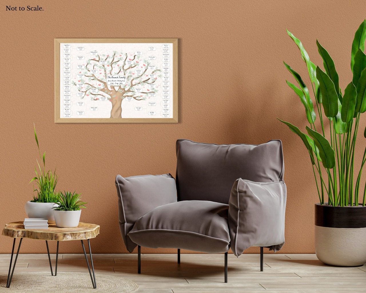 Family genealogy print