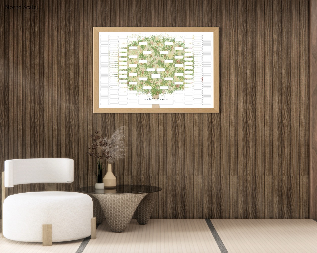 Large family tree chart print