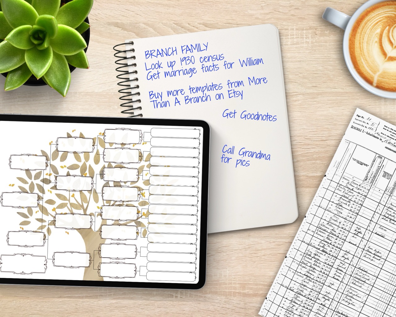 5 Generation Pedigree Chart