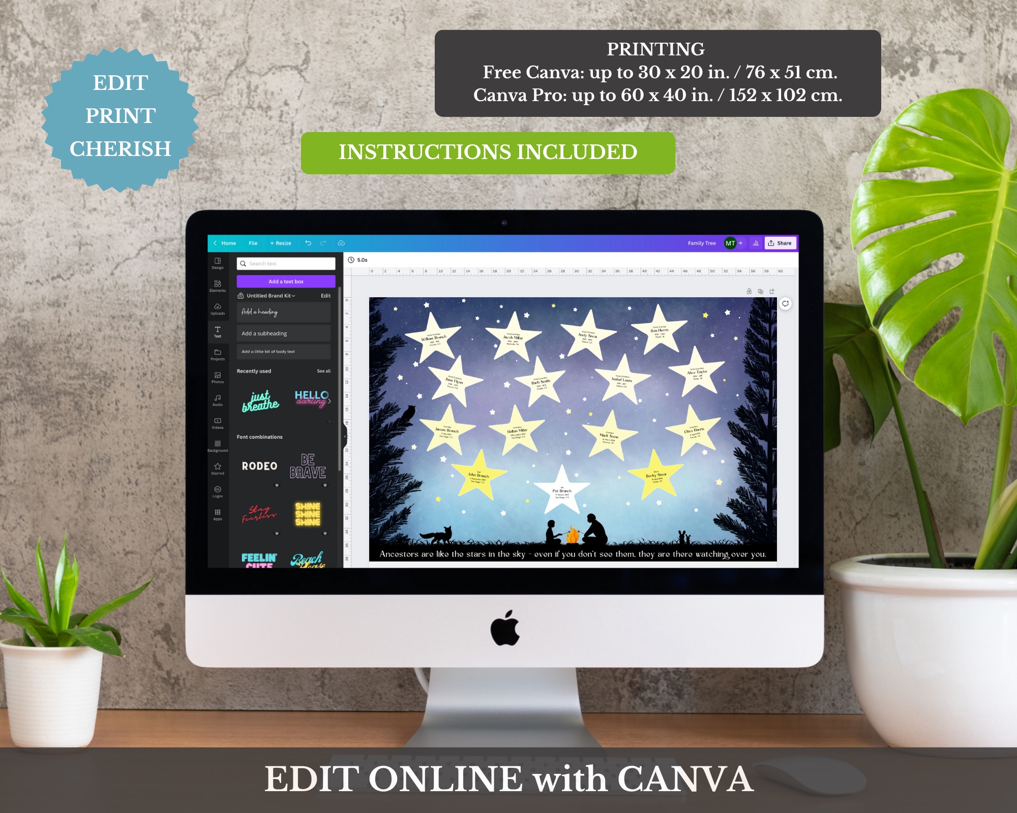 Family Tree Chart for Kids