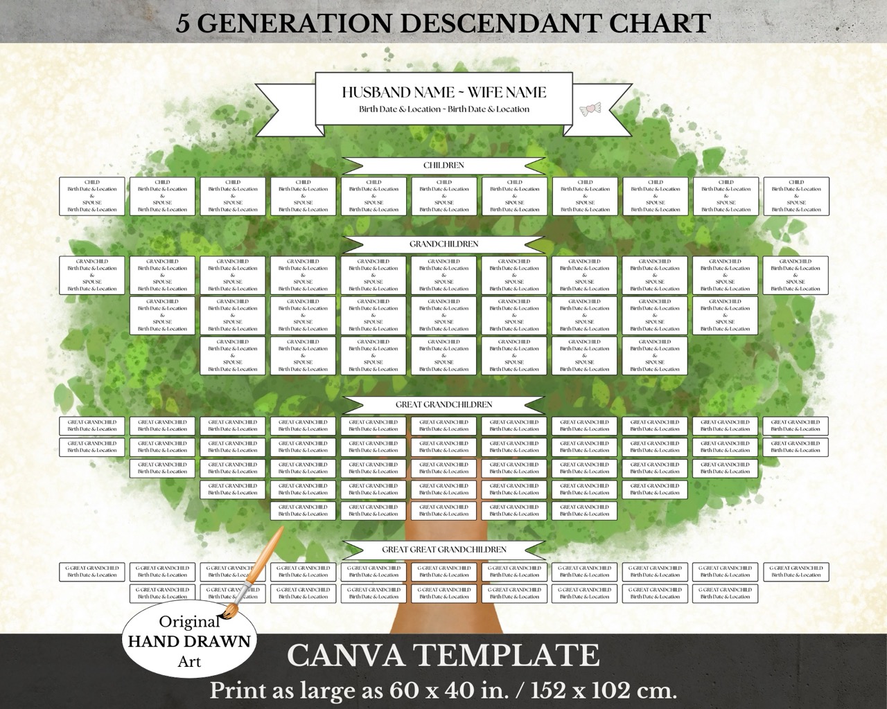 Printable Genealogy Chart