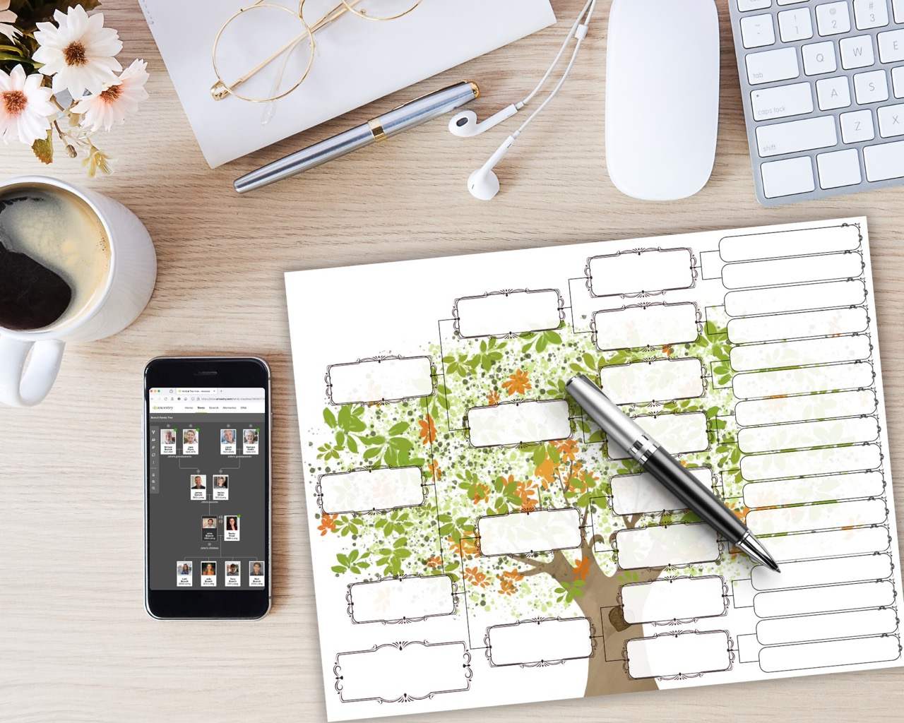 5 Generation Pedigree Chart