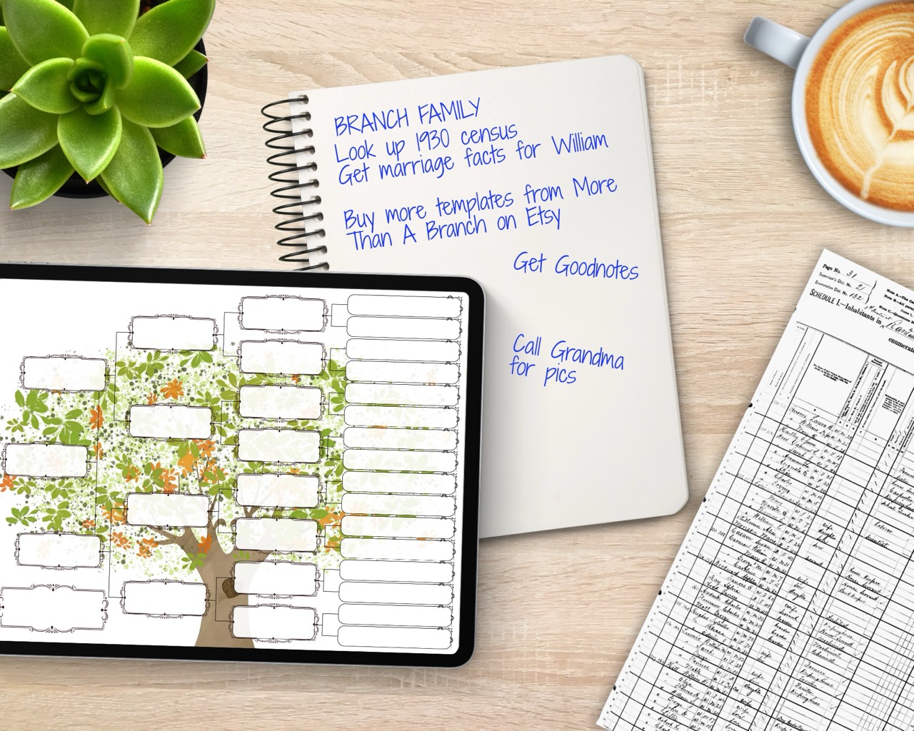 5 Generation Pedigree Chart