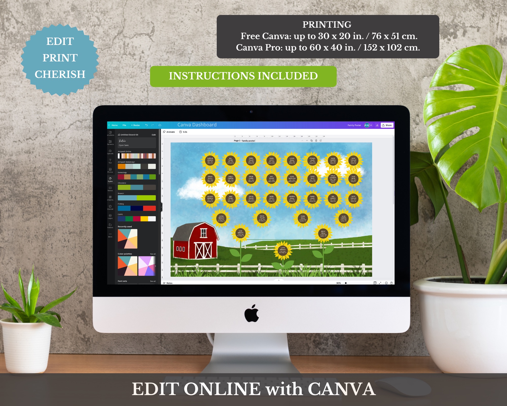 Family Tree Template for Kids