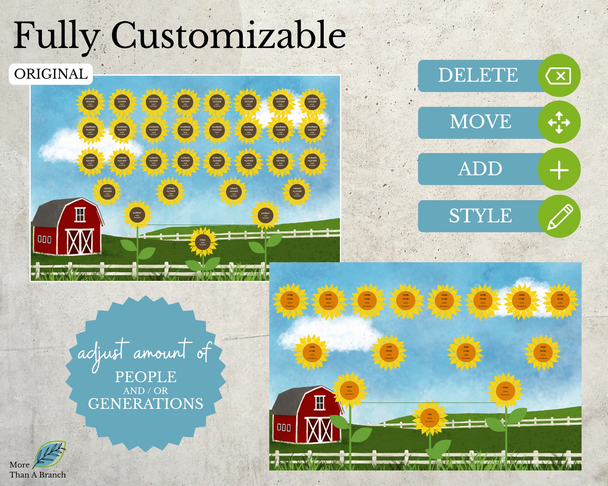 Family Tree Template for Kids